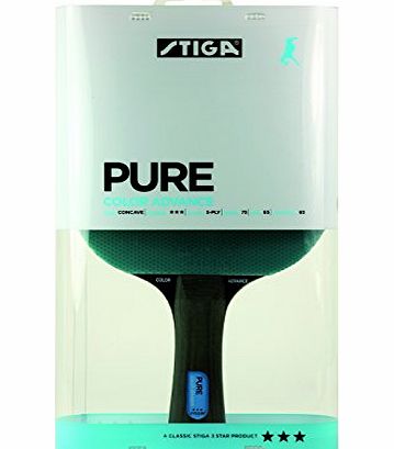 Stiga Pure Table Tennis Bat - Cyan