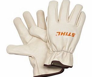 Stihl Genuine Stihl Leather Work Gloves (Large)
