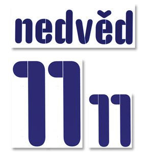 Stilscreen 07-09 Czech Republic Away Nedved 11 Name and