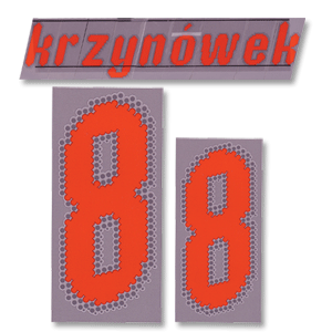 Stilscreen 08-09 Poland Home Krzynowek 8 Name and Number