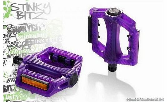 1/2`` Bmx Bike Pedal Purple