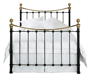 Star Collection- Tasmin Double Metal Bedstead (White)