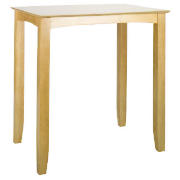 Stockholm Solid Wood Bar Table, Oak Veneer