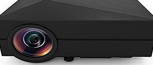 Stoga Video projector GM60 HDMI Portable Mini LED Projector 1000 Lumens For Home Cinema Theater Entertainment,Meetings, Media Player,Outdoor Activities,AV/VGA/USB/SD/Micro USB(Black)