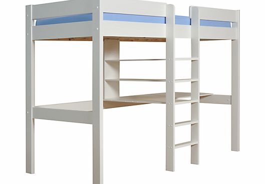 Stompa Uno Plus High Sleeper Bedstead and Desk,