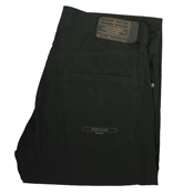 Black Cotton Jeans