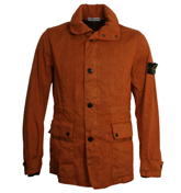 Burnt Orange Hooded Jacket