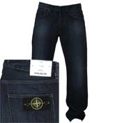 Comfort Fit Dark Denim Badged Jeans
