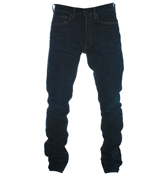 J5BI2 Dark Denim Carrot Fit Jeans -