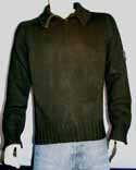 Mens Charcoal Grey 1/4 Zip Sweater