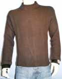 Stone Island Mens Denims Charcoal Grey Round Neck Wool Mix Sweater