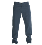 Navy Comfort Fit Trousers
