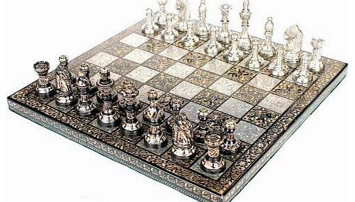 StonKraft 12`` x 12? Collectible Premium Brass Made Chess Board Game Set   All Brass Pieces