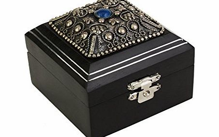 Christmas Gift Ideas Antique Styled Hand Crafted Decorative Box With Positivity Stone