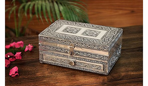 Christmas Gifts Beautiful Hand Crafted Decorative Jewellery Box (22.9 x 15.2 x 10.2 cm)