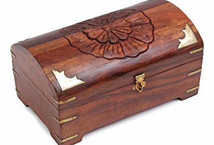 Store Indya Christmas Gifts Gorgeously Hand Crafted Storage Box with Brass Inlay Work