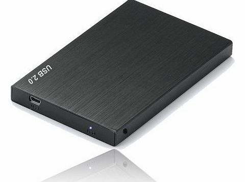 80GB 80 gb 2.5 inch USB 2.0 FAT32 Portable External Hard Drive - Black