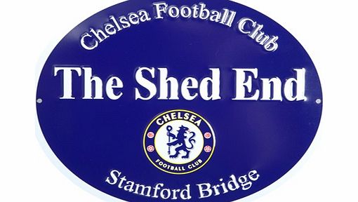 Chelsea 3D Metal Shed End Street Sign CFC-Shed
