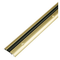 Compression Draught Excluder Gold Anodised 914mm