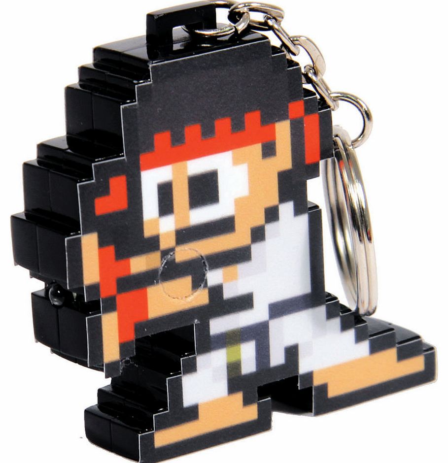 Street Fighter LED Torch With Sound Keychain