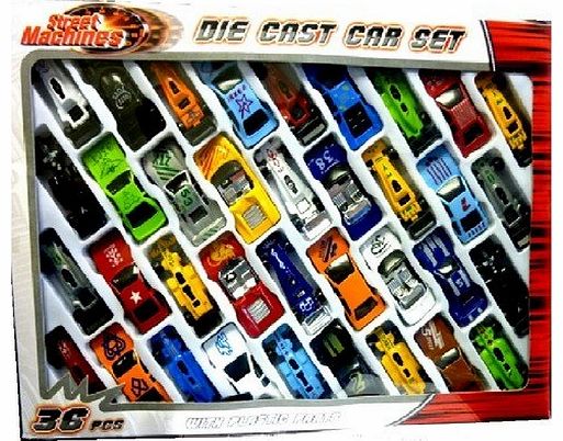 Street NEW 36 Pcs Die Cast F1 Racing Car Vehicle Play Set Cars Kids Boys Toy