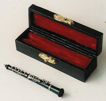 Streets Ahead Dolls House Clarinet Instument with Stand
