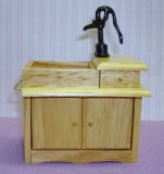 Dolls house Kitchen Sink with Pump