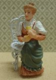 Dolls House Resin Sitting Lady 1:24 scale