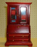 Dolls House Writing Display Cabinet 1:24 scale