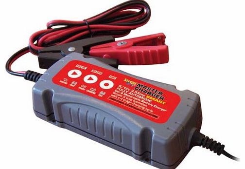 Streetwize 12v 3.8 Amp Intelligent Fully Automatic Car & Motorcycle Battery Charger