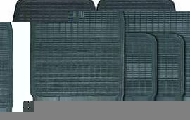 Streetwize BRMS Rubber Mat Sets - Promotional Black (4 Pieces)
