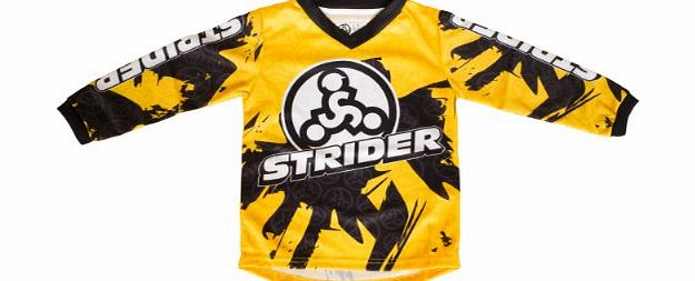 Strider Sports Strider Bike Official yellow Racing Jersey 2 -3 yrs