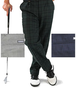 stromberg Golf HP Teflon Checked Design Trousers