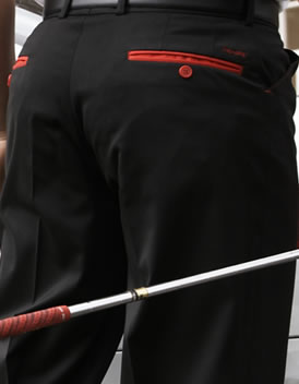 stromberg Golf Trousers Mijas Black/Red