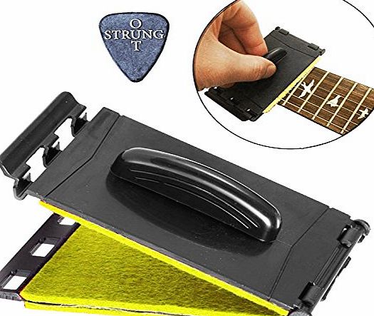 Strungout Dual Guitar String amp; Fretboard Cleaner for Electric amp; Acoustic Guitars