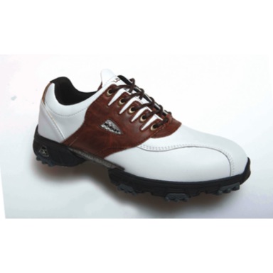 Comfort Pro Golf Shoes White/Brown