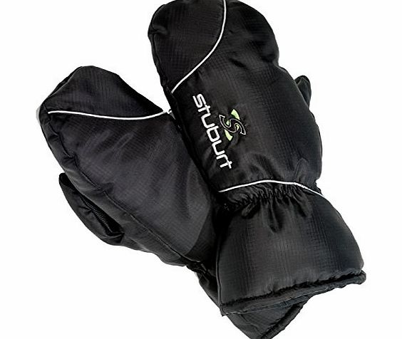 Stuburt Golf Fleece Lined Black Winter Glove Mitts - Water Resistant