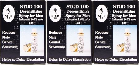 Stud 100, 2102[^]0072430 Desensitizing Spray For Men - Triple Pack