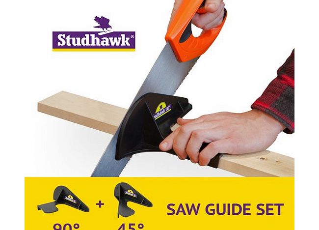 Studhawk Saw Guide Set by Studhawk NEW! 90 45 degree alternative to mitre box