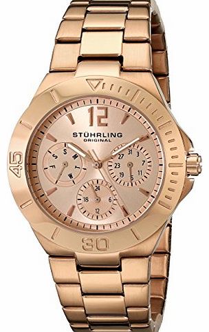Symphony Regent Lady Capital womens quartz Watch with rose gold Dial analogue Display and rose gold plated Stainless Steel Bracelet 558.03