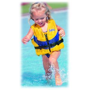 two bare feet swim vest