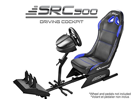 Subsonic - SRC 500 DRIVING COCKPIT BLUE - Racing playseat for PS4, PS3, Xbox One, Xbox 360, PC.