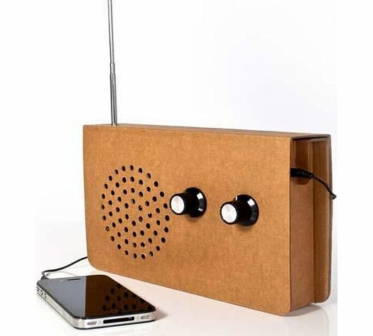 Cardboard radio