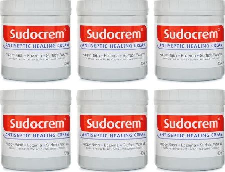Sudocrem, 2102[^]0099556 Antiseptic Healing Cream 60g - 6 Pack