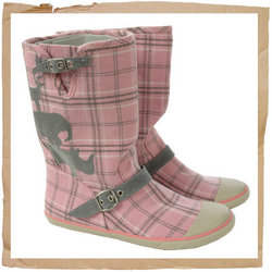 Graphic Boot Pink