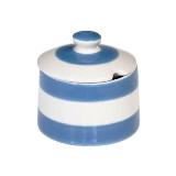 or Jam Bowl Hand Painted Blue