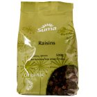 Suma Case of 6 Suma Prepacks Organic Raisins 500g
