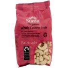 Suma Case of 6 Suma Prepacks Organic Whole Cashews 125g