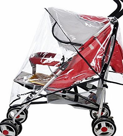 SUMERSHA Stroller Rain Cover, SUMERSHA Clear Waterproof Umberlla Stroller Rain Cover Wind Shield Fit Most Umberlla Strollers Pushchairs