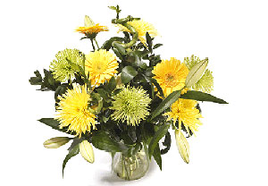 Summer Meadow Bouquet (Greens and Gold)